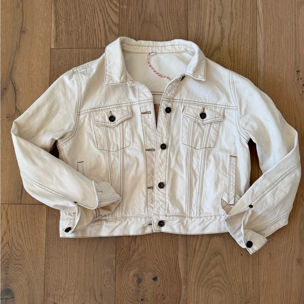 TOMS cropped denim jacket